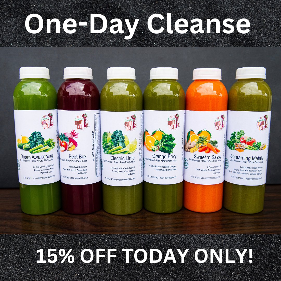 TheLivingRoot's tweet image. Get yourself the gift you need for Christmas BEFORE you need it. Today only, LRC is offering 15% off a 1-day or a 3-day cleanse. Hurry while supply lasts! #juicecleanse #juicecleansedetox