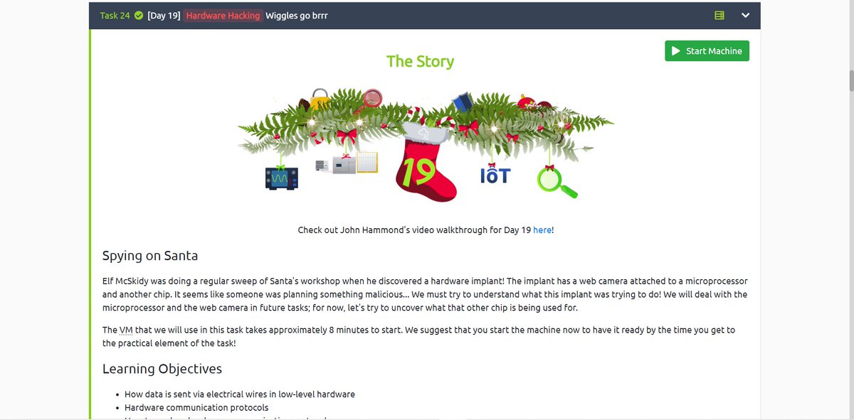 DhruvAg092003's tweet photo. Day 159: Complete another day (Day 19) of Advent of Cyber 2022 on @tryhackme. This helps me a lot and also I refer to some blogs.
Day 19 is based on #Hardware_hacking.
Thank you @giyu_29 for your blogs.
#AoC2022 #hardware #spying https://t.co/MeVJDNnwiR