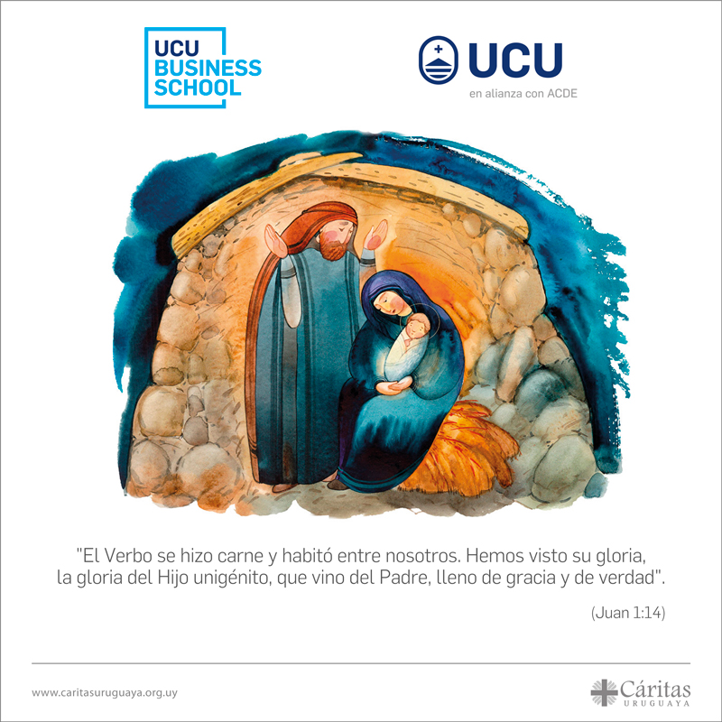 El equipo de UCU Business School y los integrantes de la comunidad universitaria les deseamos una gozosa y bendecida Navidad 🌟✨