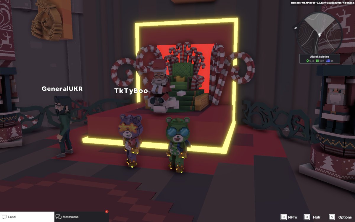 jos88g's tweet photo. @TheSandboxGame I found a Santa in Aldrak Solstice! 🧑‍🎄🎁 I participated in the #SeasonsGreetingsTSB challenge for a chance to win an NFT! https://t.co/vWCuXreyGN