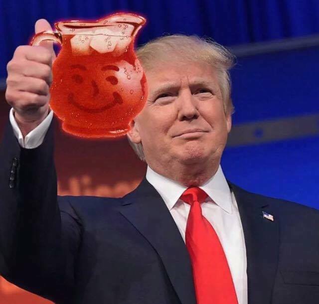 RmarMusic1's tweet photo. Where are all the MAGAts now that were spewing their false pride in Trump not taking a salary now that his tax returns show that he took it all? Koolade anyone? 
Drink up losers and suckers https://t.co/Ju7GfuybuU