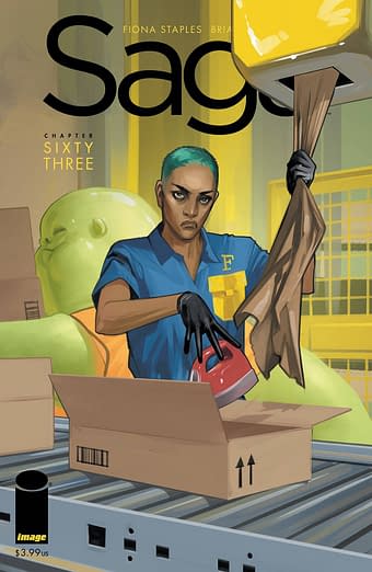 Sagaunofficial's tweet photo. Issue #63 will be available March 29th "Is this hell?" https://t.co/qfHM3xK8b3