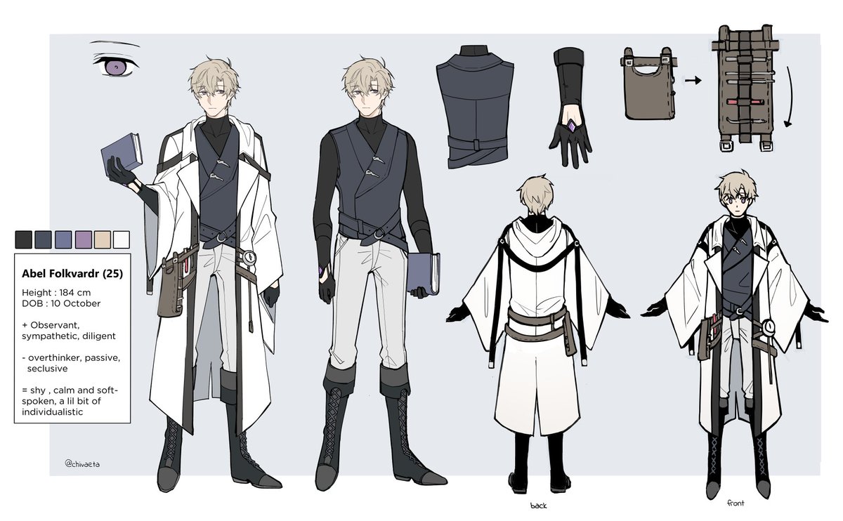 another OC! more like a revamp☺️ had fun with this.
#chivaocs #oc 
