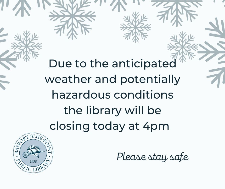 BayportBluePointLib (@bbplib) on Twitter photo 