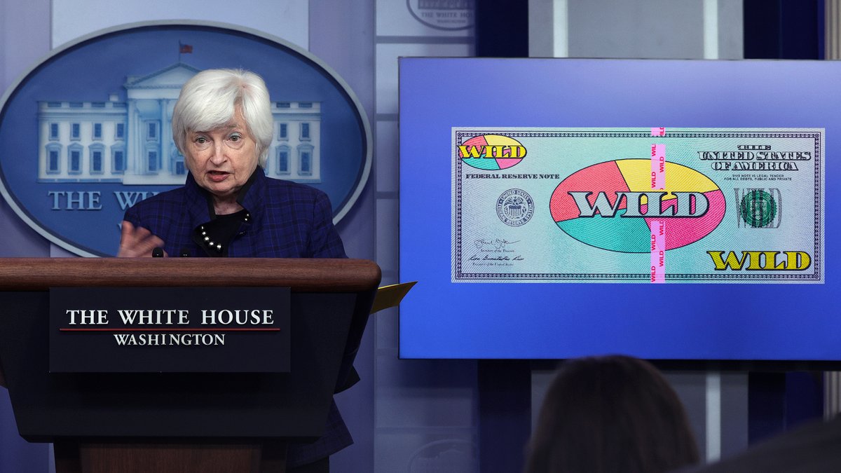 TheOnion's tweet photo. U.S. Treasury Introduces New Wild Bills That Can Be Used For Any Dollar Amount https://t.co/YTovgfe8DU https://t.co/xTv3mcBvhR