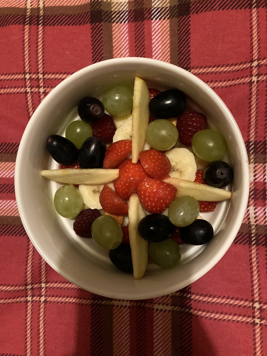Jan_Lentzos's tweet photo. Some more of Barry’s lovely fruit salads 😊
🍎 🍌 🍇 🍏 🍓 🍎 🍌 🍇 🍏 🍓 #FruitSalads #FreshFruit #Bananas #Apples #Grapes #BlackGrapes #RedGrapes #WhiteGrapes #Strawberries #Raspberries #WristFracture #OneHandedEating #SpoonFood #ForkFood #FruitSalad #EatingWell #FreshFruits https://t.co/gelpmRyZ4P