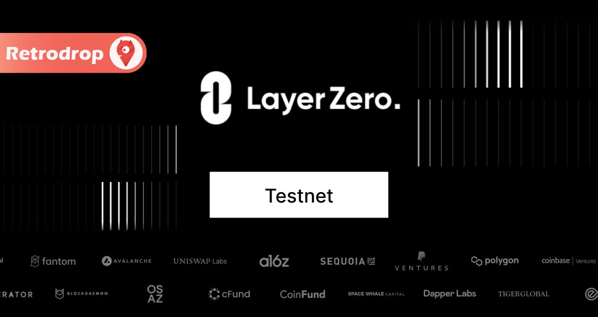 longshortpro_io's tweet photo. ⚡️ Layer Zero. Unique Solution with the Prospect of a Decent Retrodrop - Detailed Guide 📝

We pass through the Testnet and perform activities on main network in the LayerZero protocol to increase the chances of getting a retrodrop.

💲Invested: $135M

1/9 More info below 🧵👇 https://t.co/fuV8YYY2R5