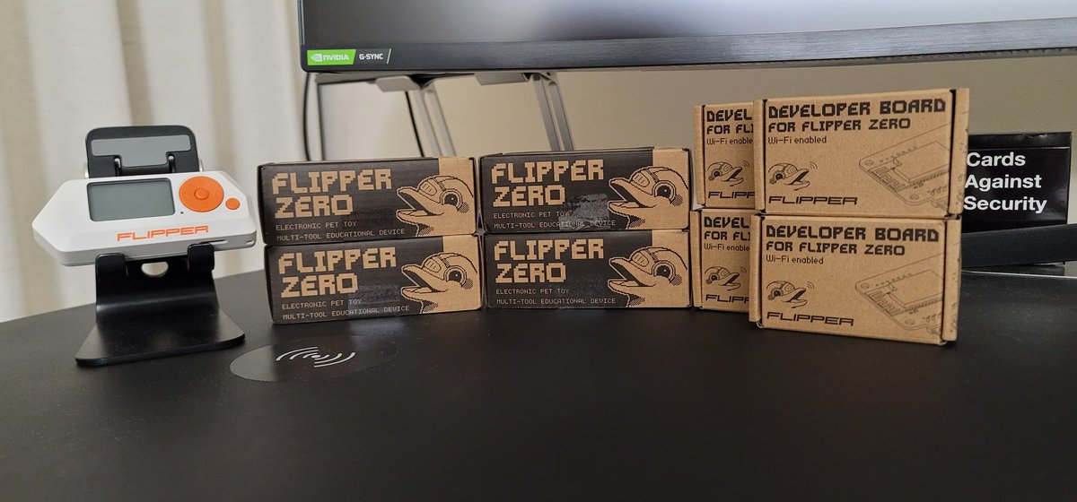 hansomware's tweet photo. A pod of dolphins have been spotted in Honolulu, let's see what all the hype is about! If you are on Oahu and werent able to get your hands on one, please feel free to reach out as I have a few to spare. #flipper_zero https://t.co/G749MPUp8c