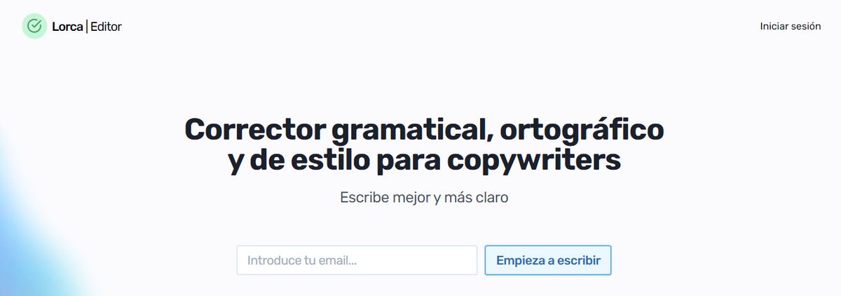 ottofgonzalez's tweet photo. 2. Lorca Editor

Lorca Editor es una plataforma que corrige lo que escribes en tiempo real.

Revisa desde legibilidad hasta errores ortográficos, y se especializa en la escritura en español.

https://t.co/PCj14Vhp5A https://t.co/JDIQp7s7eC