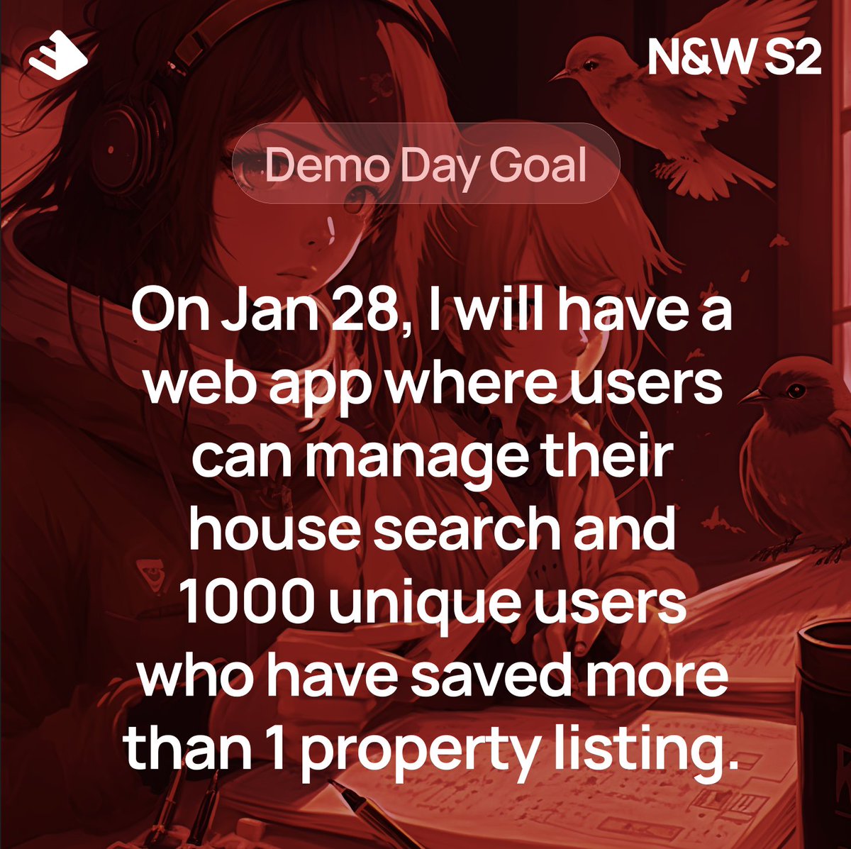 Web3blackguy's tweet photo. My demo day goal:

cc: @_buildspace https://t.co/OknjwLmSEP