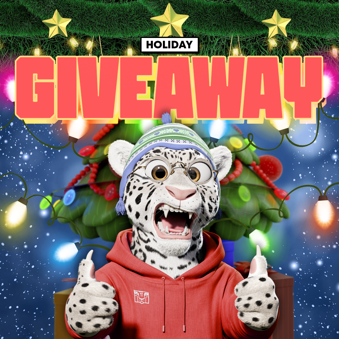 🎄It's Jungle Bell time! 

Nothing beats a Holiday Giveaway! We will give a Jag NFT to the winner!

🩴To win, follow the steps:
1 - RT + Like + Follow 
2 - Tag three frens
3 - Share your Xmas wish!

More replies, more chances!
We'll announce the winner on Dec 27th. 

#letsroar