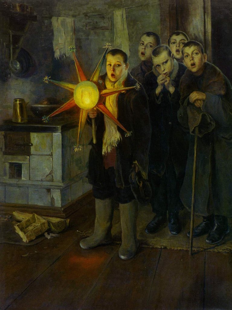 Mykola Pymonenko, Carolers, 1880s