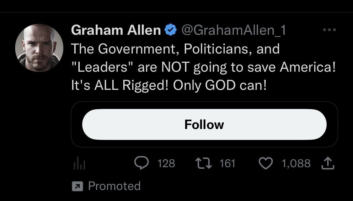 Conjectural_Hex's tweet photo. These ads are starting to feel like they came from Truth Social. Adding to the list: Ada pushing conspiracy theories, climate change denial, voter fraud, “hunters laptop”, and lots of religious ads. So that’s fun… https://t.co/B61BIbdG9N