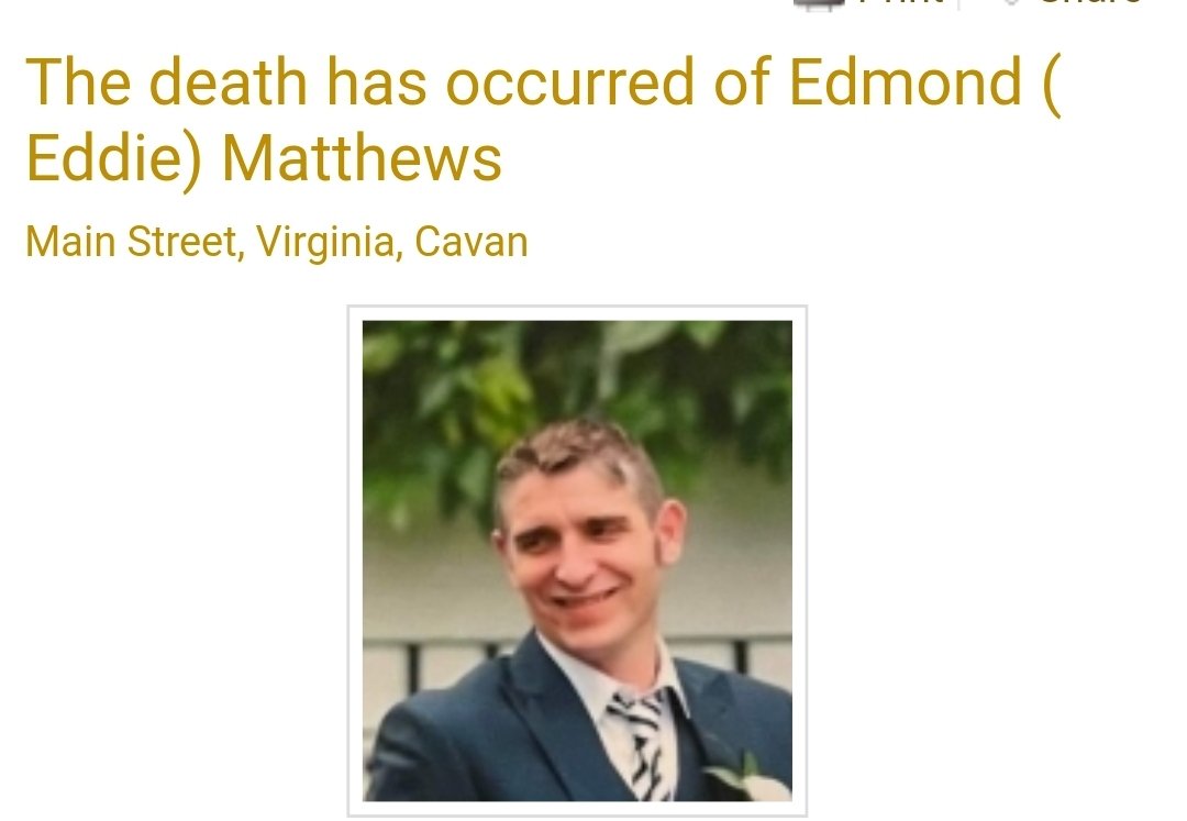 PaddyOReilly4's tweet photo. There is an immeasurable level of grief in our community since the news broke yesterday.

We have no idea how much we're going to miss this man. 

He was the best of the town rolled up into a person.

RIP Eddie https://t.co/ts50KNPaN1