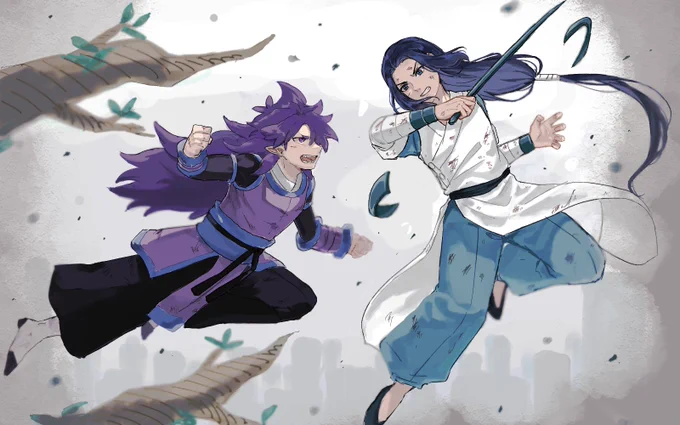 #羅小黒戦記リア友と久々に絵チャ良 