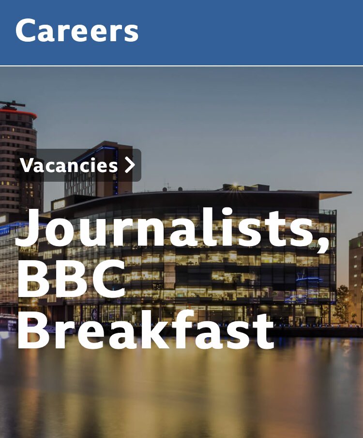 BBC Breakfast on Twitter "Your chance to join the team making the UK’s