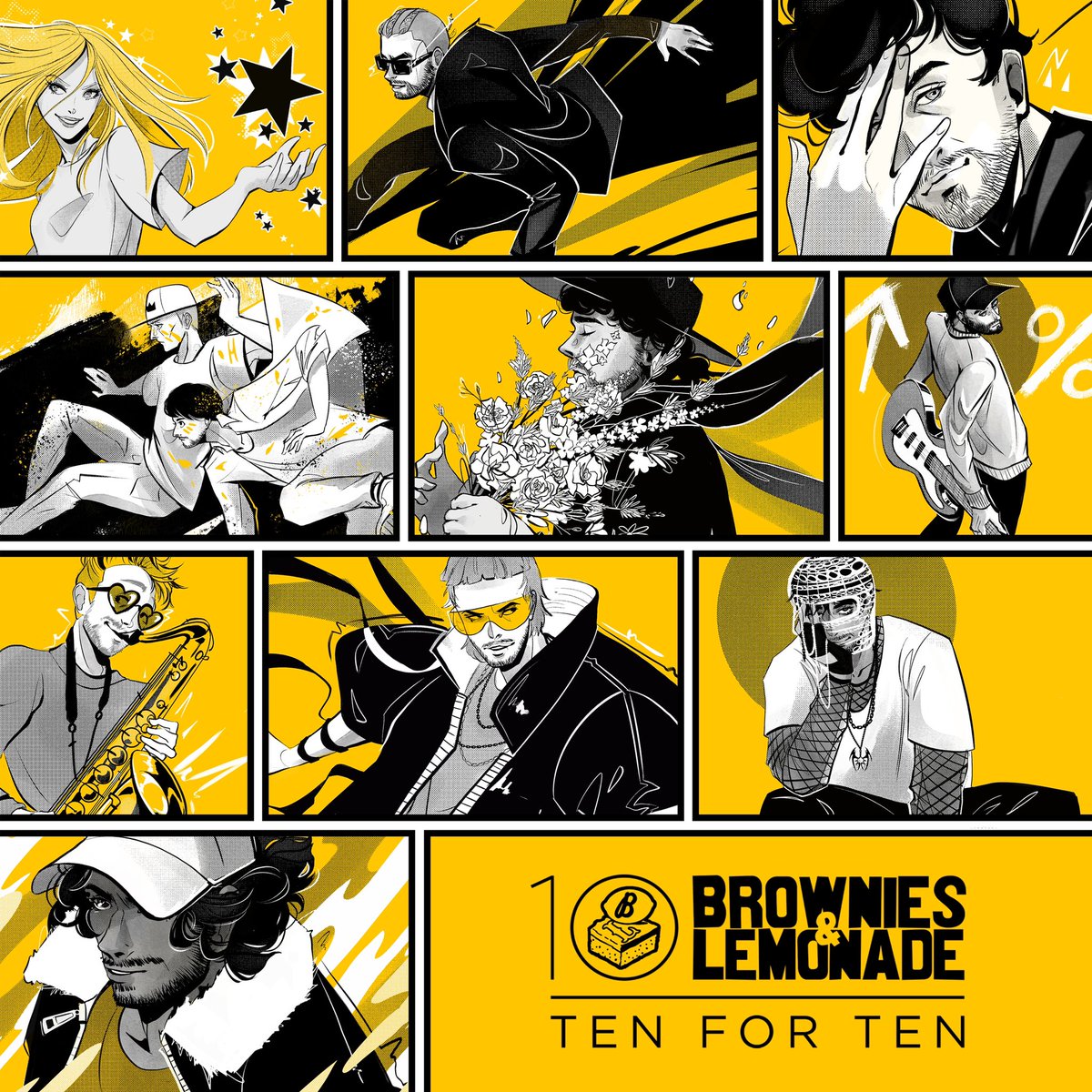 TeamBandL's tweet image. B&amp;amp;L presents a gift to celebrate our 10-year anniversary:

Brownies &amp;amp; Lemonade 10 For 10 Megamix

Alison Wonderland
GRiZ
ISOxo
Jai Wolf
Louis The Child
Madeon
San Holo
Wax Motif
What So Not
Wuki

10 artists
10 exclusive mixes
10 mins each
100+ tracks

12PM PST today. Link in bio.