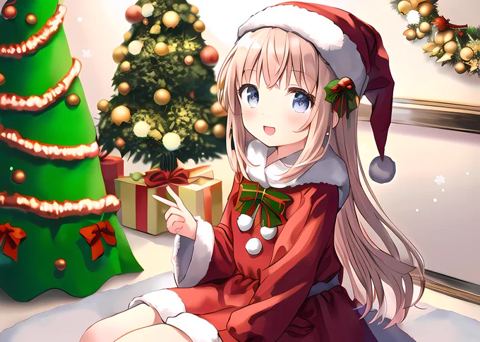 #クリスマスイラスト 