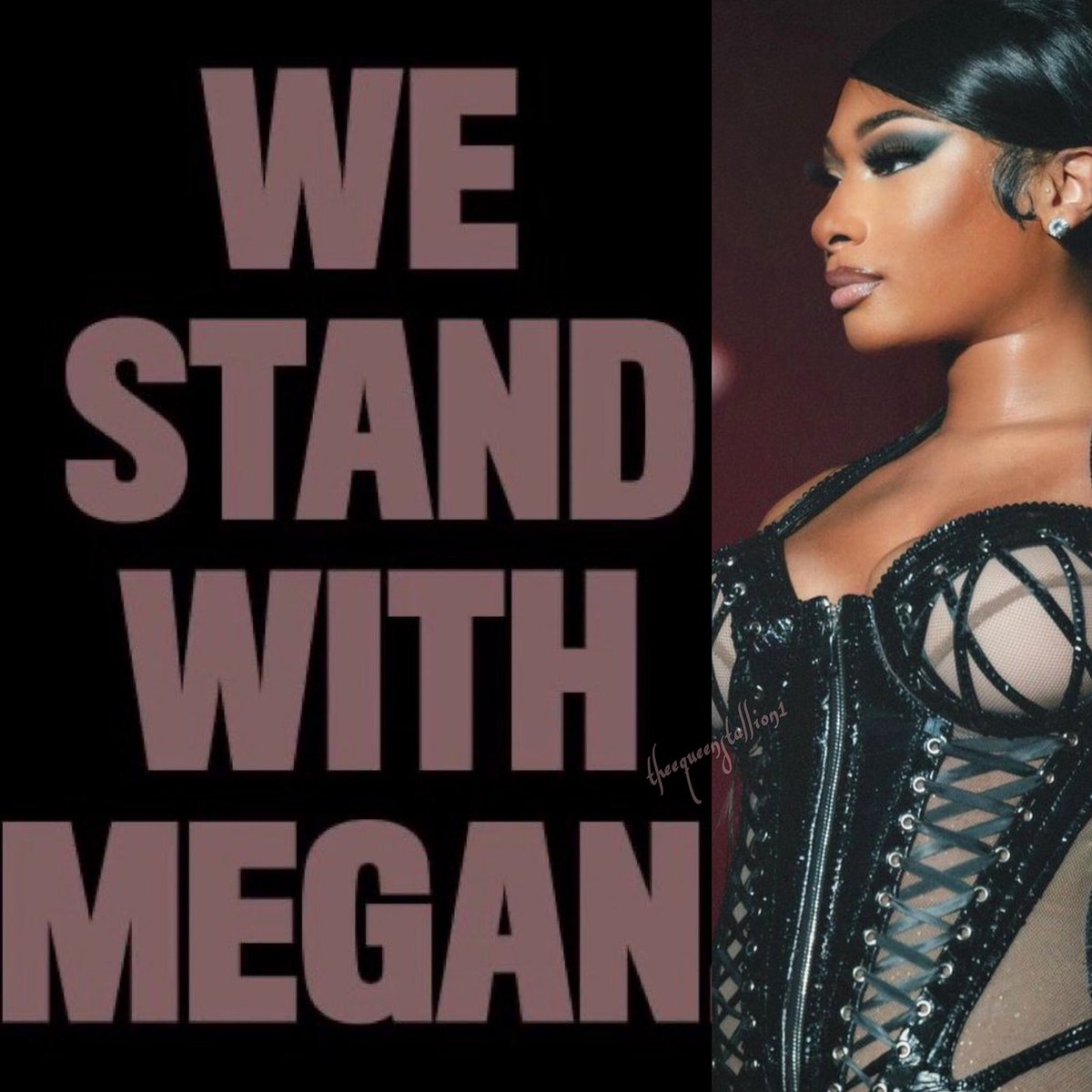 As we wait for this Verdict…No matter the Outcome, I’m riding with Megan Thee Stallion And let’s all Pray she gets The Justice She Deserves🙏🏾🖤💯 #WeStandWithMegan #WeLoveYouMegan <a href="/theestallion/">TINA SNOW</a>