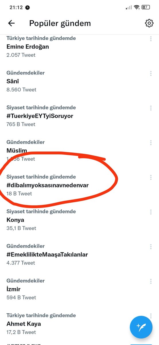 YusufSmeyye3's tweet photo. Böyle devam arkadaşlar, Türkiye gündemine girdik
#dibalımyoksasınavnedenvar https://t.co/Yd2t4gx6Lp