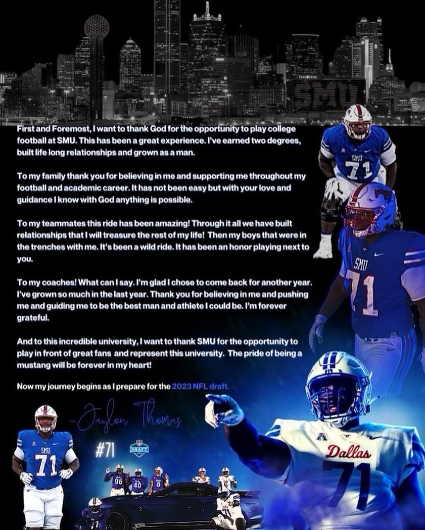 Thank you <a href="/SMUFB/">SMU Football</a> 71 out✌🏾