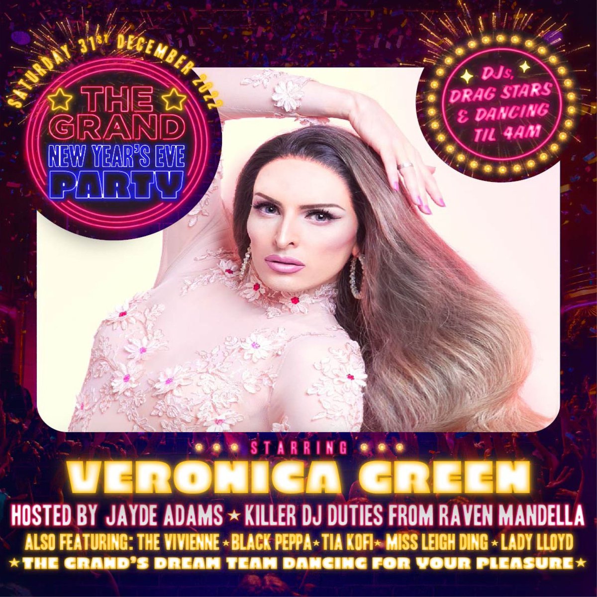 Veronica Green (@veronicaqween) on Twitter photo Let’s get this New Years Eve party started, RIGHT NOW!
Come and join me at <a href="/TheClaphamGrand/">The Clapham Grand</a> for the party of the year. Grab your tickets via the link link.dice.fm/M5b88859d510 Let’s get this New Years Eve party started, RIGHT NOW!
Come and join me at <a href="/TheClaphamGrand/">The Clapham Grand</a> for the party of the year. Grab your tickets via the link link.dice.fm/M5b88859d510