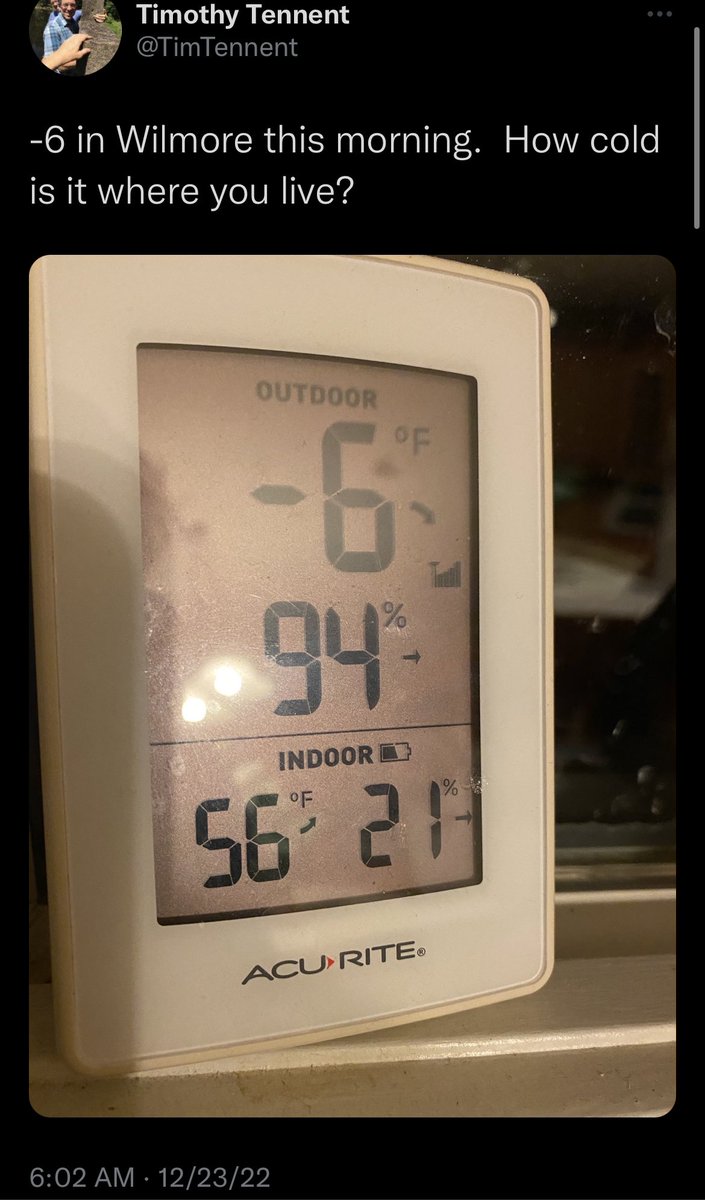 FabulousGMC's tweet photo. Oh look, hell CAN freeze over! https://t.co/f39ZcblUv6