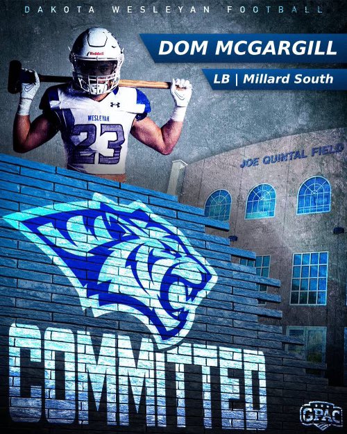 I am very excited to announce that I will be continuing my athletic and academic career at Dakota Wesleyan University! Thank you to all who have supported me these past 4 years and thank you DWU coaching for giving me this opportunity! #BleedBlue ⚪️🔵  @CoachCimpl