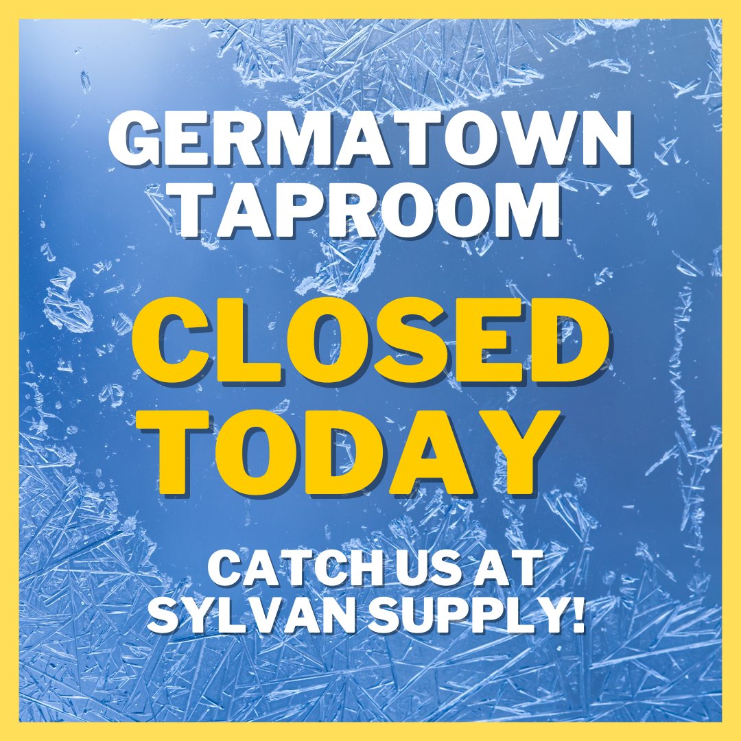 🌟 Pro Tip🌟 If you want to celebrate Christmas Day w/ our beer, today is your last chance! Germantown is closed, but we've got you Sylvan Supply.