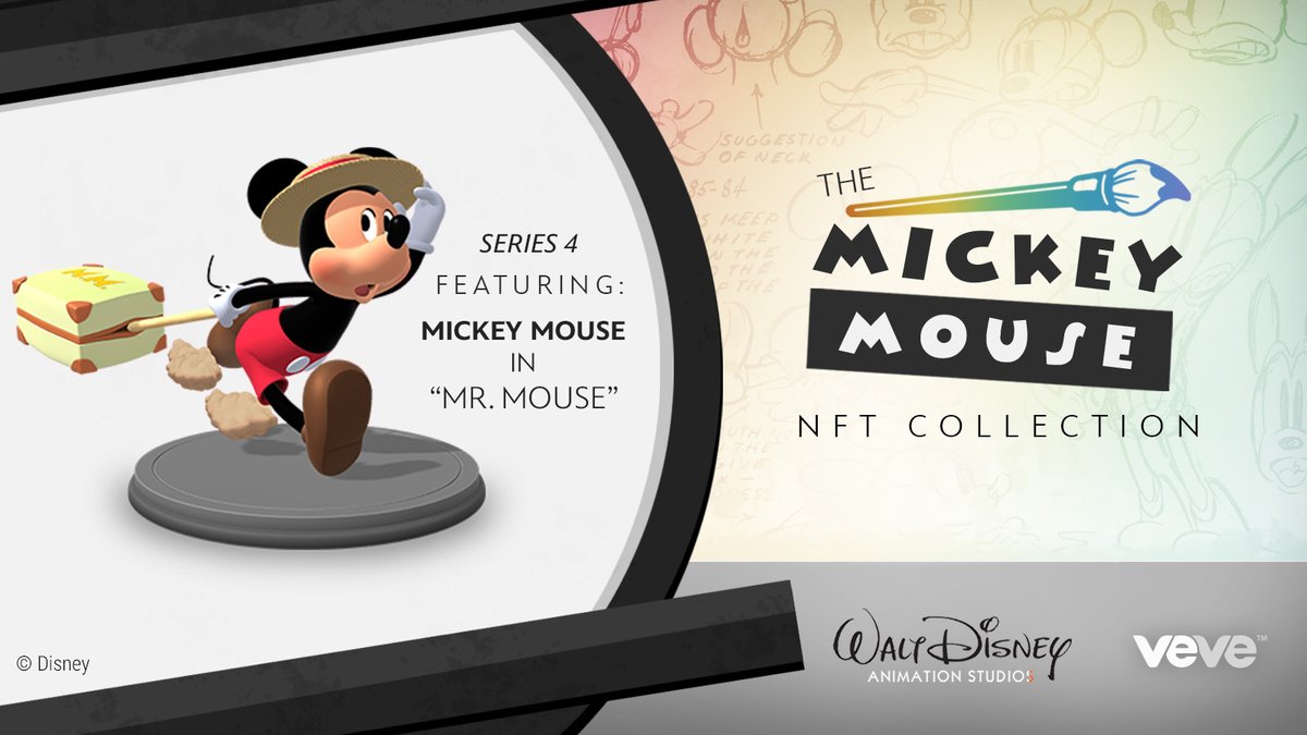 Featuring Mickey from Walt <a href="/Disney/">Disney</a> Animation Studios' Mr. Mouse Takes a Trip, the Series 4 finale includes a special collectible for holders of all three rarities in the set!

More details: bit.ly/3YMFYMc

Drops in blind box format Sat, 24 December at 8 AM PT.