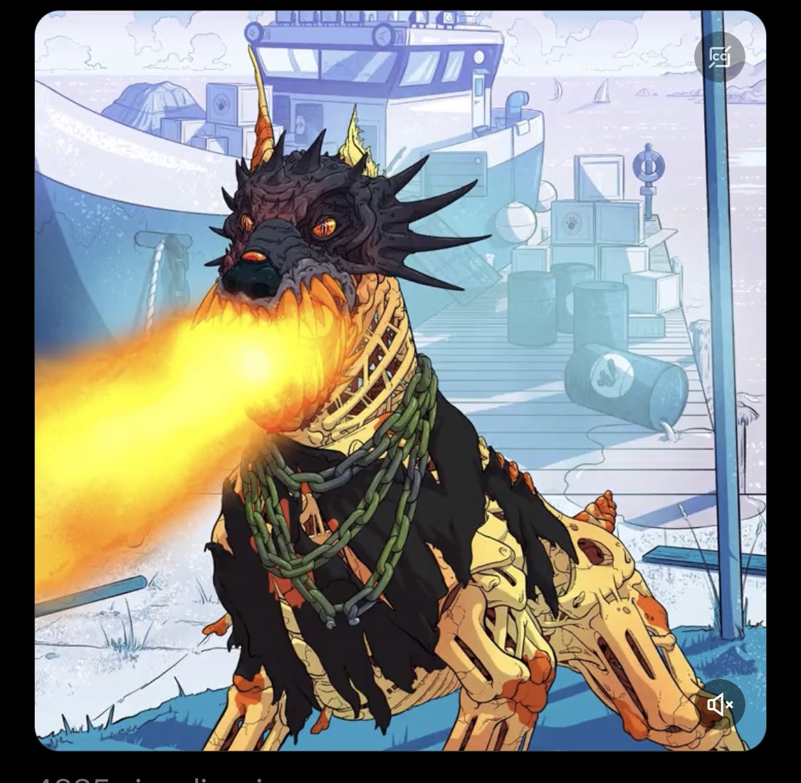 FerGaray92's tweet photo. @MutantHounds Insane art! 🚀🐕 @epastorheras @JUANJOSEGARAY70 https://t.co/7cpvQyvpAt