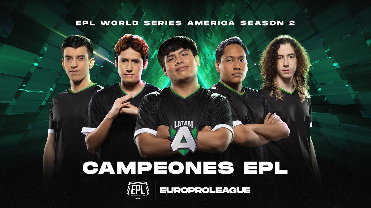 💚CAMPEONES💚
EPL World Series: America Season 2
Gracias a todos por acompañarnos en nuestro camino, continuaremos mejorando para brindarles más alegrías.
#SomosAlliance #LongLiveAlliance #familia