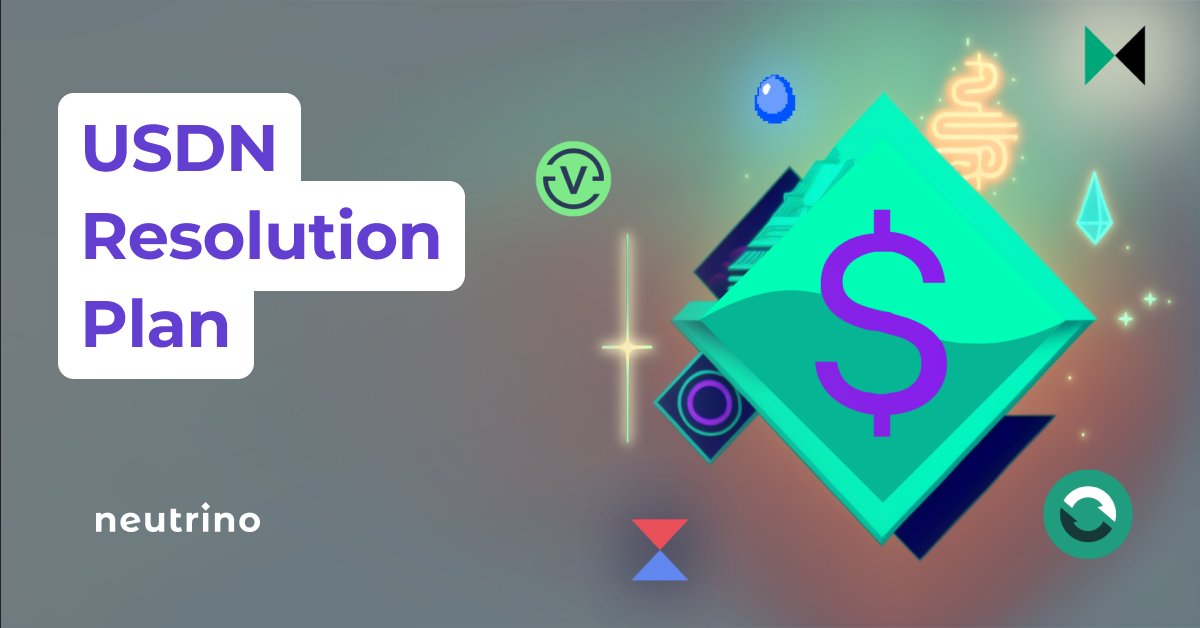 neutrino_proto's tweet image. 🙏The Neutrino team needs to know your opinion about the $USDN Resolution Plan that was published yesterday.
Before we start working on implementing it, please participate in our votings and share your feedback or ideas at the forum! 
neutrino.at/governance/ide…