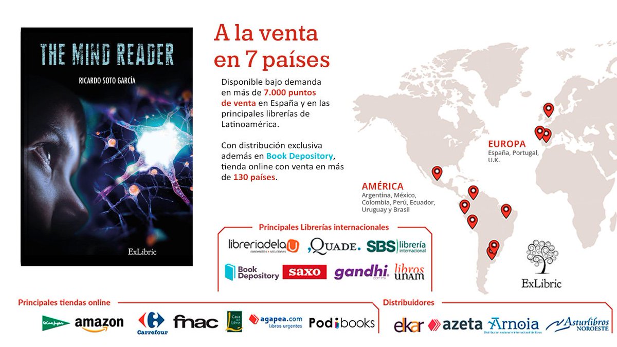 RicardoSotoGar's tweet photo. @Elclublectoras Yo os dejo #themindreader. Una novela de ciencia ficción que os descubre cómo será el futuro. https://t.co/DpLsVVYWTT