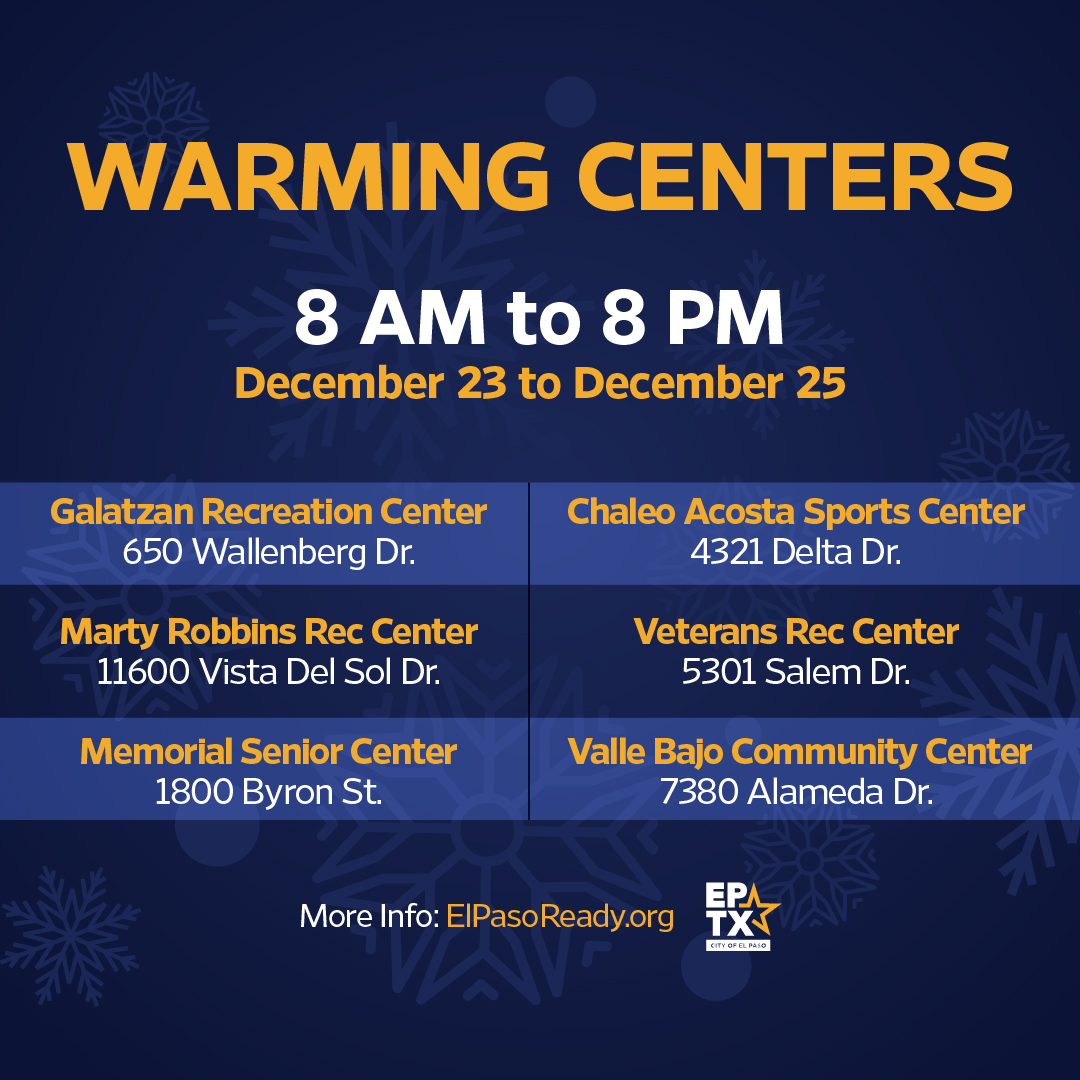 El Paso Public Library on Twitter "Stay warm!"