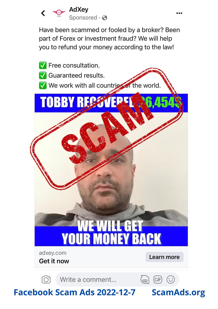 ScammingAds's tweet photo. Spread this and repost this scammers. #scamad These should be reported to @scamwatch_gov @FBI
#fakeads https://t.co/kPDwfulM9Q