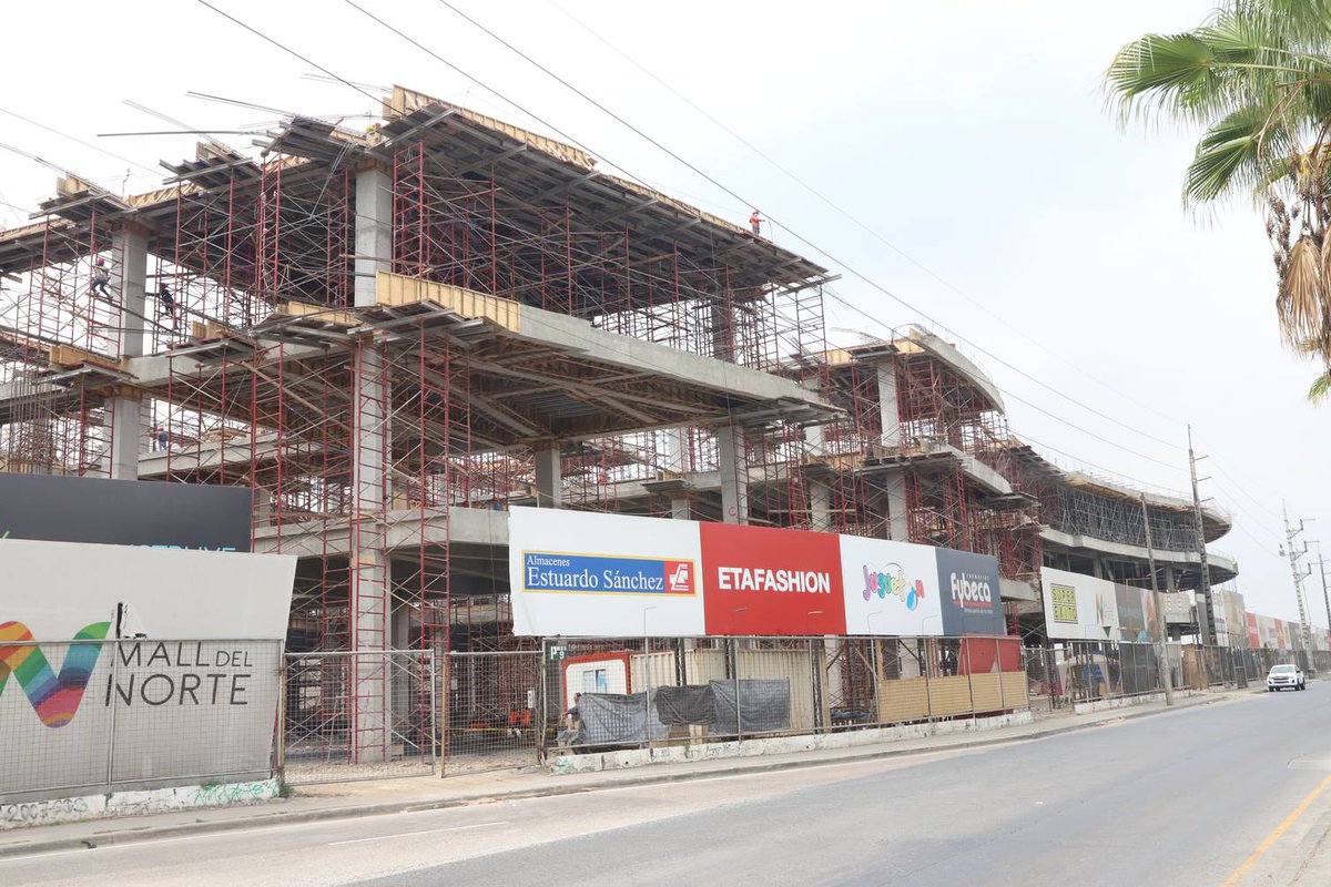 Mall del Norte toma forma en Guayaquil y su inauguración se proyecta