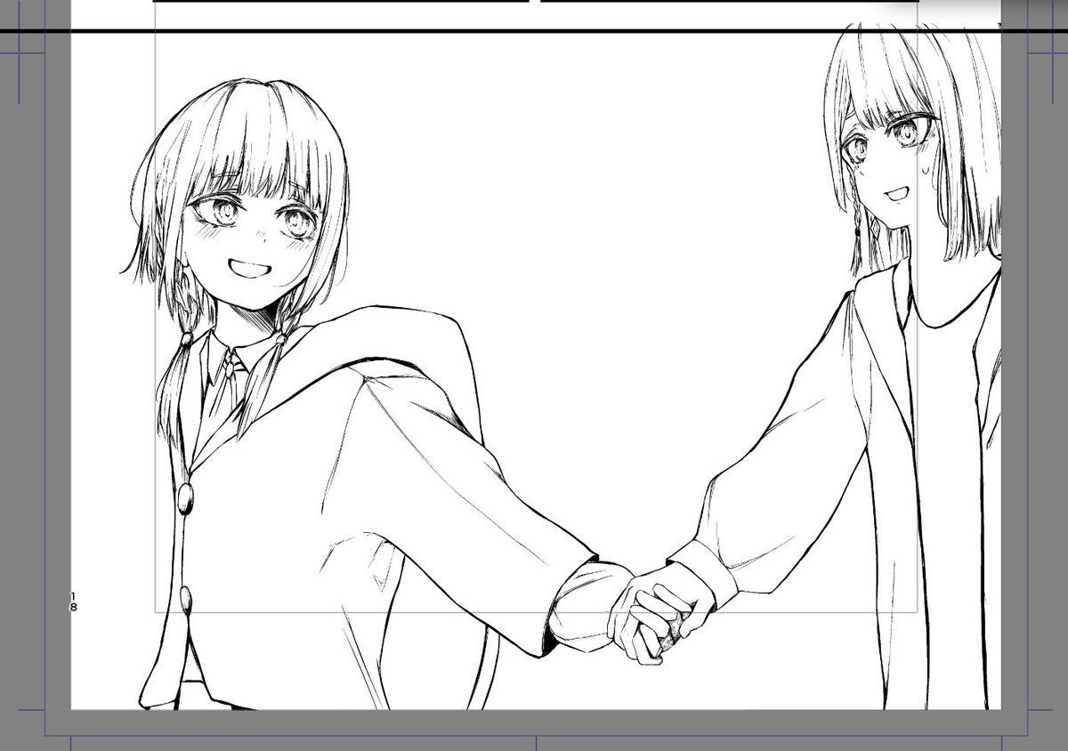気合の入ったコマ描けました 