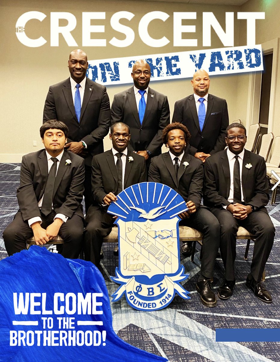 pbsthesigmalife's tweet image. Read our latest Crescent On The Yard Magazine. In this issue, we welcome new Brothers into our wondrous band. Download the magazine using the link in the Bio.

#TheSigmaLife #pbs1914 #Sigma108