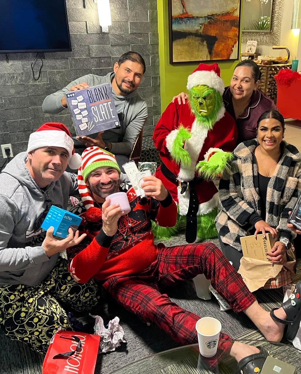 Our team members are full of holiday spirit! All is merry &amp; bright!! 🎄🎁