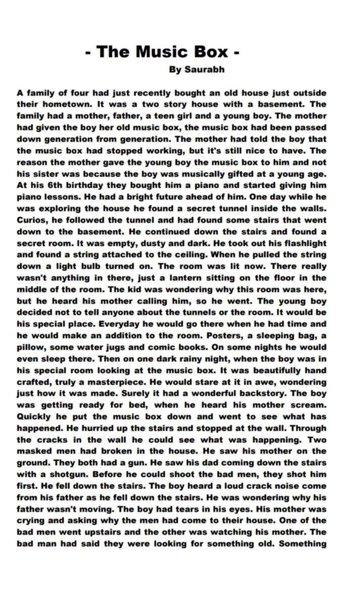 AniketSaurabh's tweet image. The Music Box 
#horror #HorrorFamily