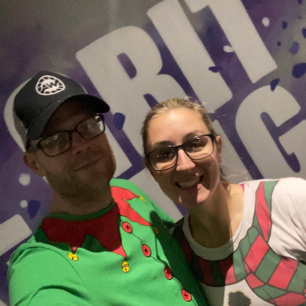 Really enjoyed having <a href="/LeaMarieMc/">Lea 🦄🏃🏼‍♀️</a> back with me in the gym after she’s fought off the Festive germs

Popped our Christmas T-shirts on and got a festive lower body session done. The legs were still feeling Tuesdays session so it was nice to do some different exercises