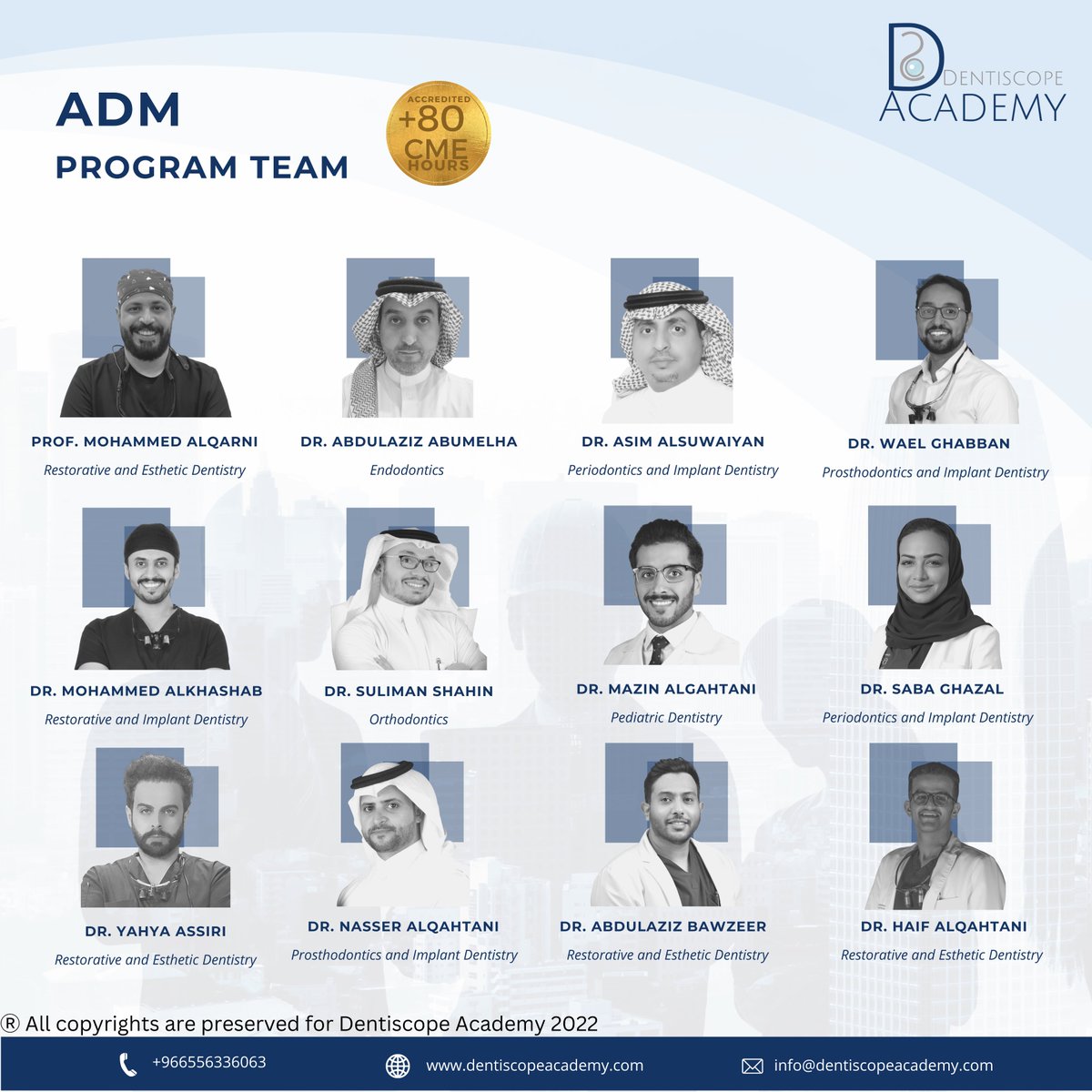 Meet ADM program professionals 👩🏻‍⚕️👨🏻‍⚕️

🗓️ Starting this February
📍 Abha City, Saudi Arabia

📞 +966556336063
📧 info@dentiscopeacademy.com
🔗 dentiscopeacademy.com

#aesthetic #dentistry #masterclass #dentalphotography #cosmetic #smile #abha #saudiarabia