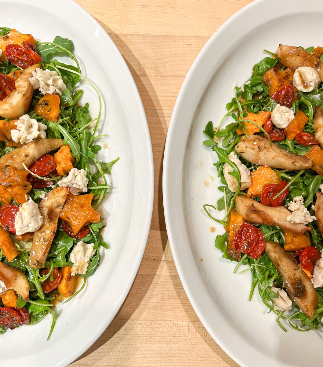 While often overlooked, salad can be the star of the show on a holiday buffet! Especially if you cut star shapes out of the vegetables 🌟