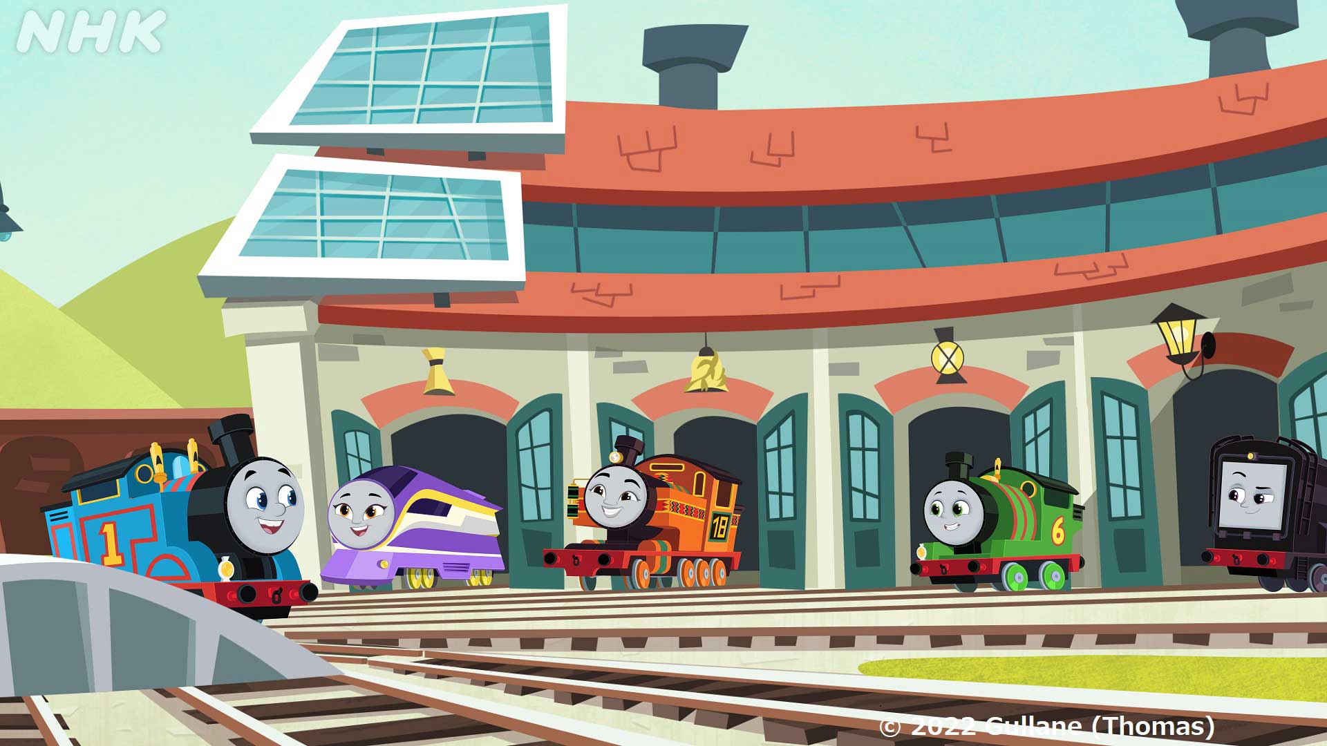 Nhkアニメ きょう24 土 午後5 25 きかんしゃトーマス 新シリーズ放送スタート きょうのおはなしは トーマスのやくそく トーマスロケット 声の出演 田中美海 越乃奏 大久保瑠美 古賀英里奈 山藤桃子 武内駿輔 山下七海 土師亜文