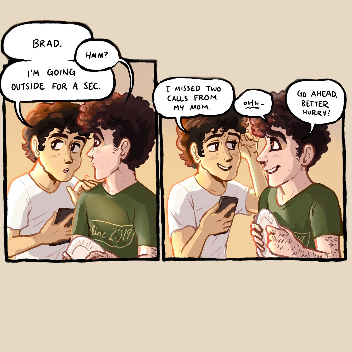 StudioScheppen's tweet image. The 1st chapter of my newest comic book is debuting now! New pages are posted daily, 3 of 19 sections are already up.

The story's about: 🏳️‍⚧️🏳️‍🌈💞🫂🌞♾

☀️Read from the start -&amp;gt; studioscheppen.com/comic/sun-spra…
☀️Newest pages daily at 9 a.m. -&amp;gt; studioscheppen.com