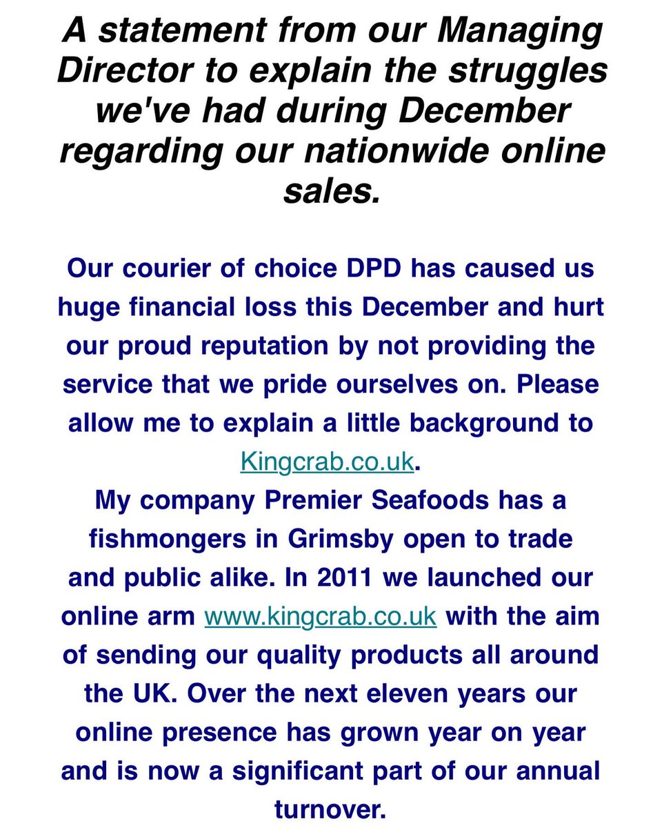 Premier Seafoods Ltd / kingcrab.co.uk tweet media