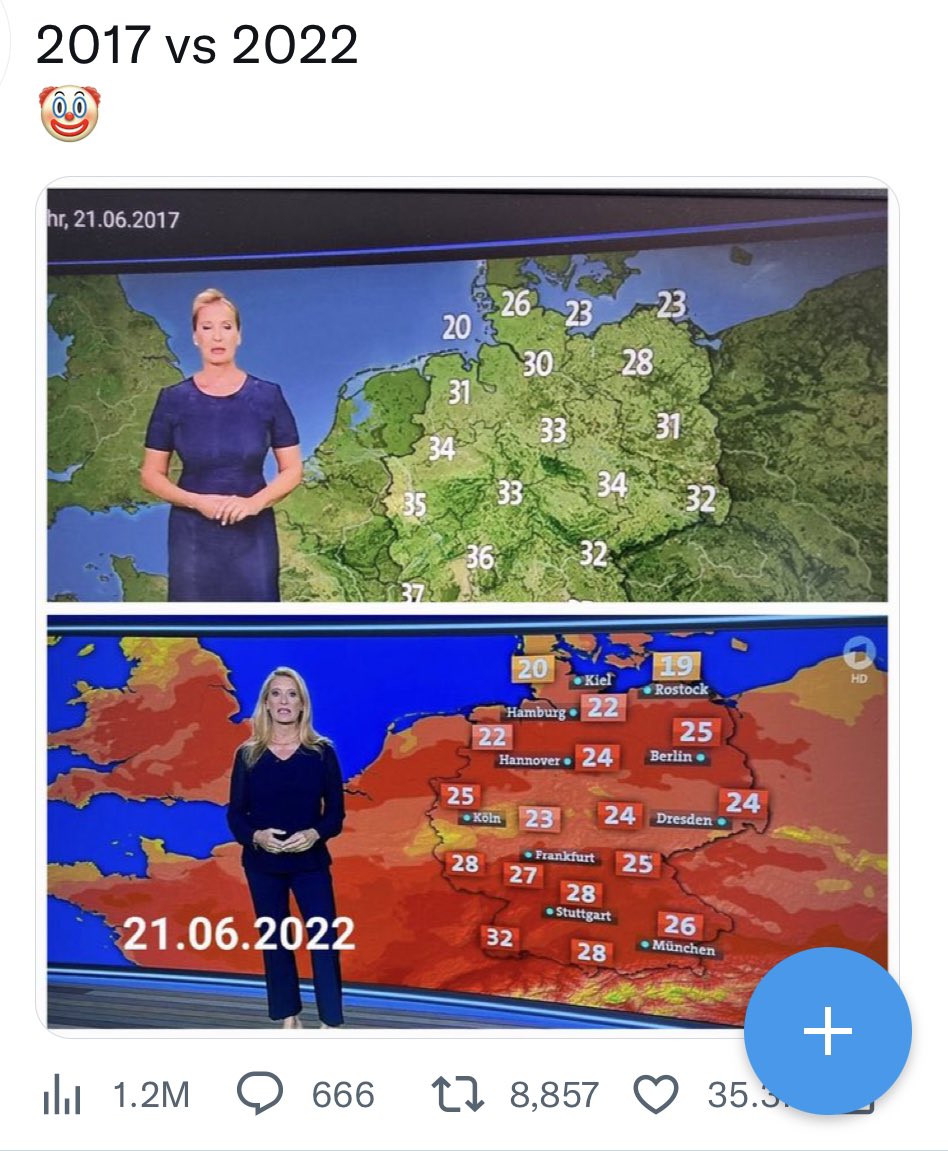 Do they really think we are that stupid. Most temps in the green are over 30.. but most in the orange/ red are in the 20,s it’s time to wake up people