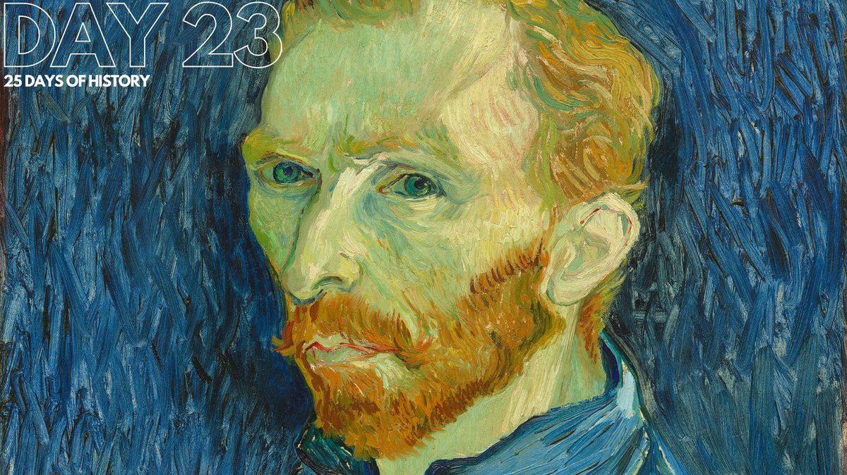 Day 23: In 1888 following an argument with Paul Gaugin, an artist he had been working with, Vincent Van Gogh cut his ear off. Allegedly he then sent his ear to a prostitute for protection. #historicnewspapers #historicfacts #vincentvangogh #vangogh #artist