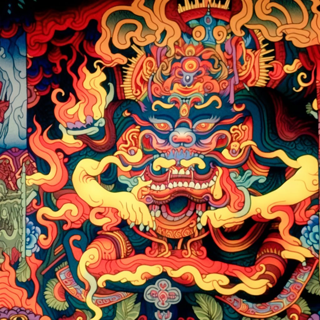 retinafunk's tweet photo. Mahakala Thangka, tibetan Buddhist art
imagined with AI Midjourney Niji #psychedelicart #imagesynthetisis #art #explore #imagine #postphotography #aiart #midjourney #midjourneyart #AIArtCommunity #midtrip
#thanka #tibetan #budhism #mahalakatanka #niji https://t.co/bWBj4qBnnx